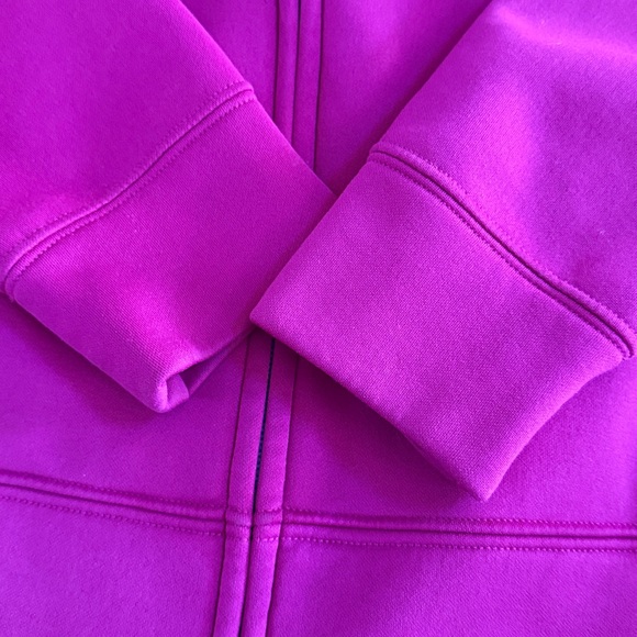 THE NORTH FACE Magenta Fleece Zip Hoodie, Size Medium (10-12) - Picture 4 of 8